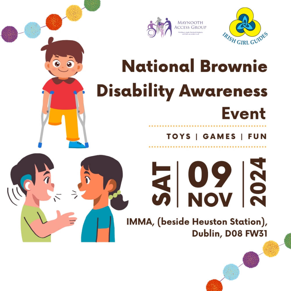 National Brownie Disability Awareness Event poster .